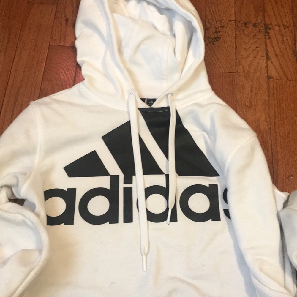 Adidas crop top hoodie
